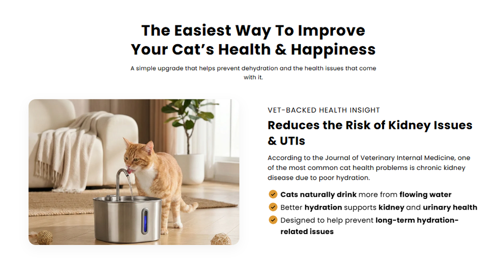 Fresh Flow. Happier Cats. Less Hassle.